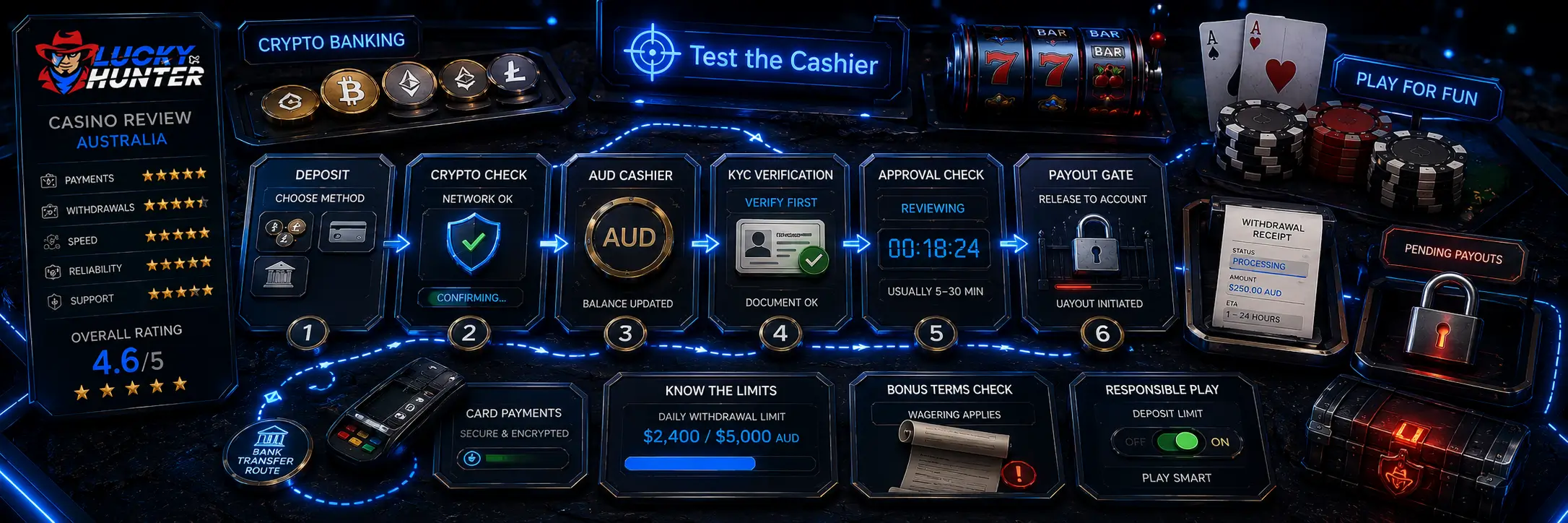 Payments and withdrawals need a practical test