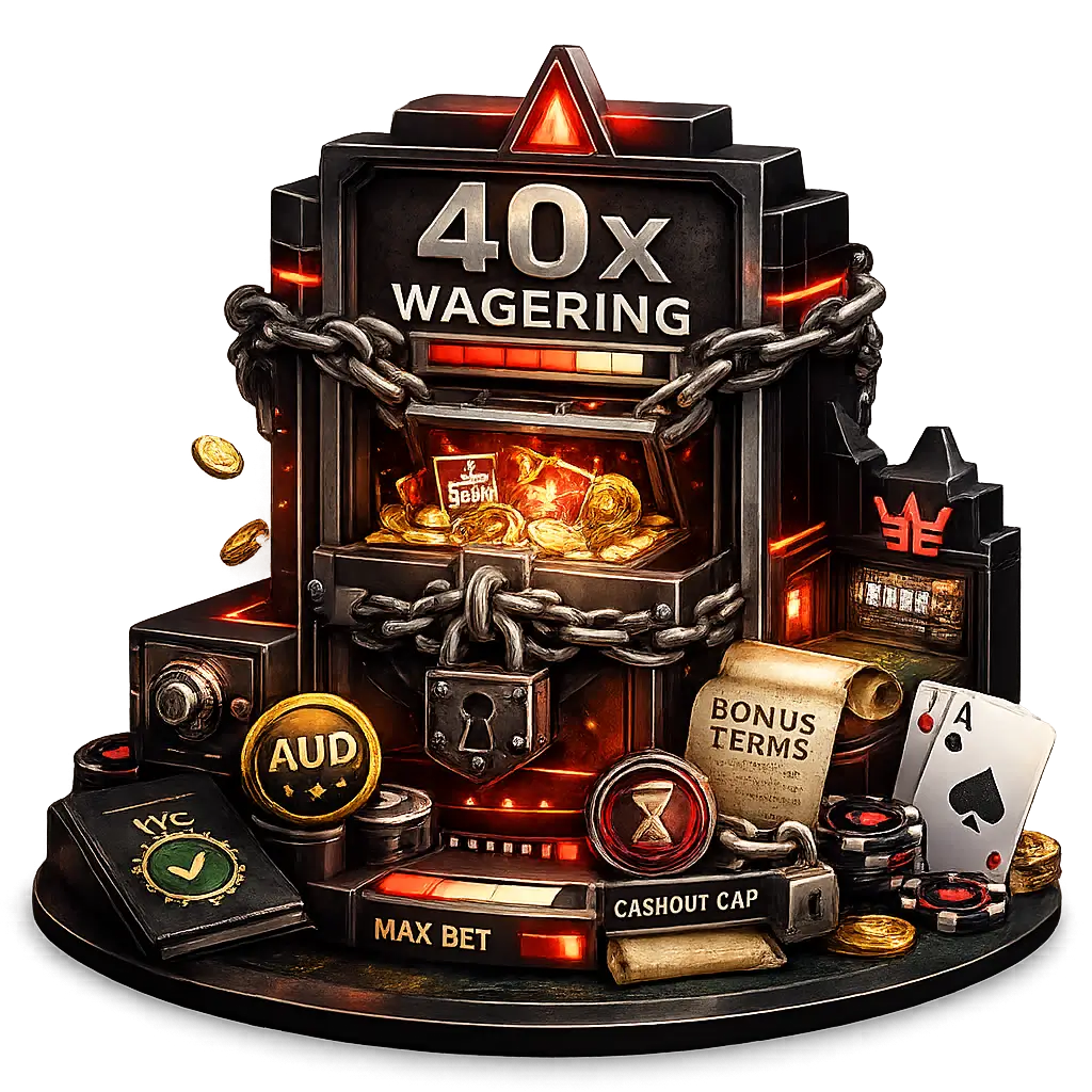 The wagering is where the bonus gets less friendly