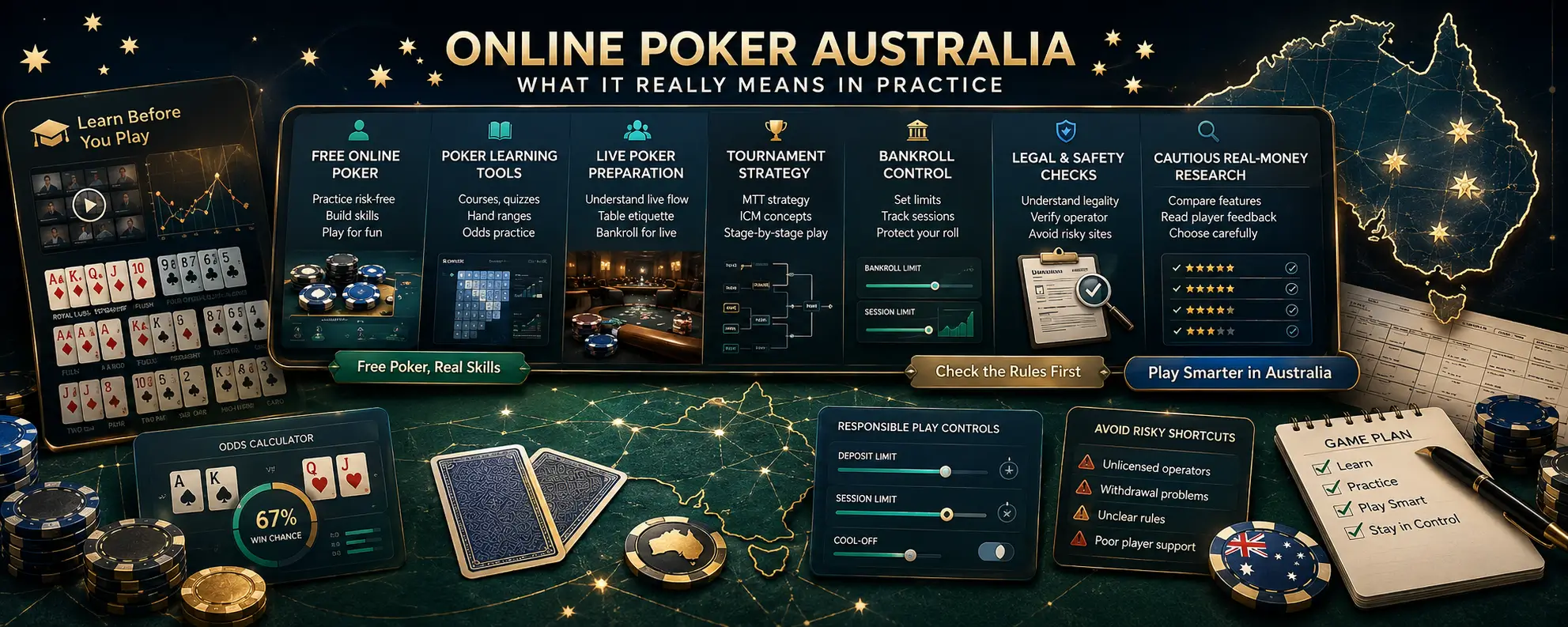 What “Online Poker Australia” Usually Means in Practice