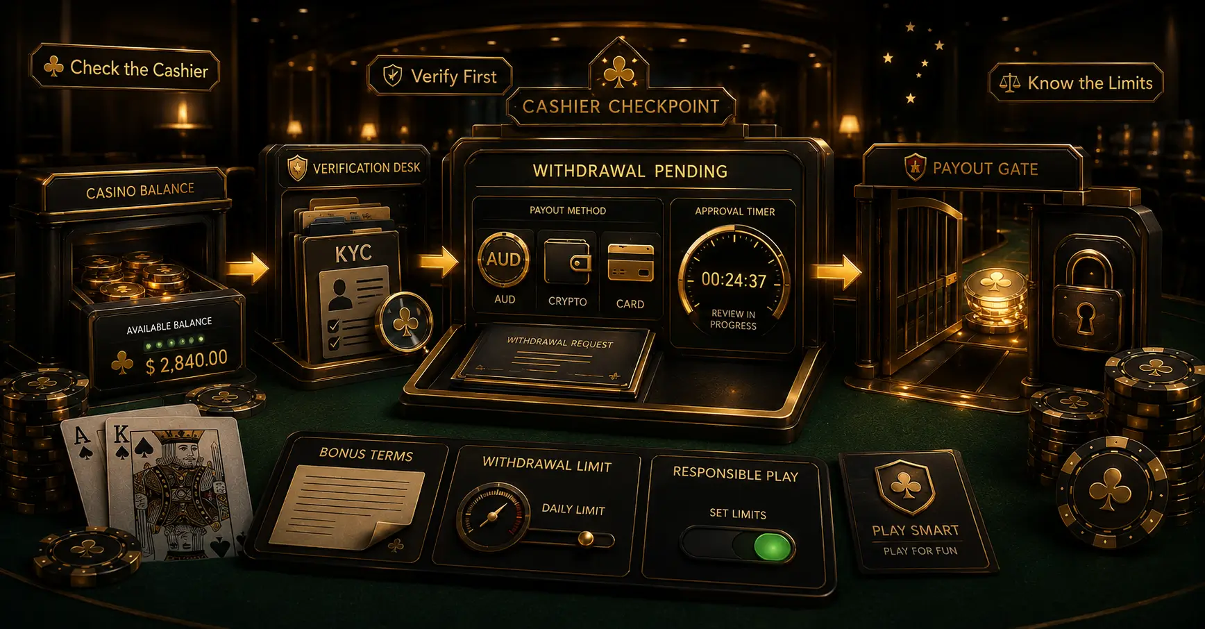 Withdrawals are where Clubhouse Casino has to prove itself